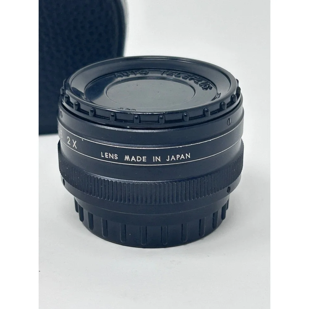 Cosmos‎ APS Auto Teleplus 2X Teleconverter Lens with Case Made in Japan Black